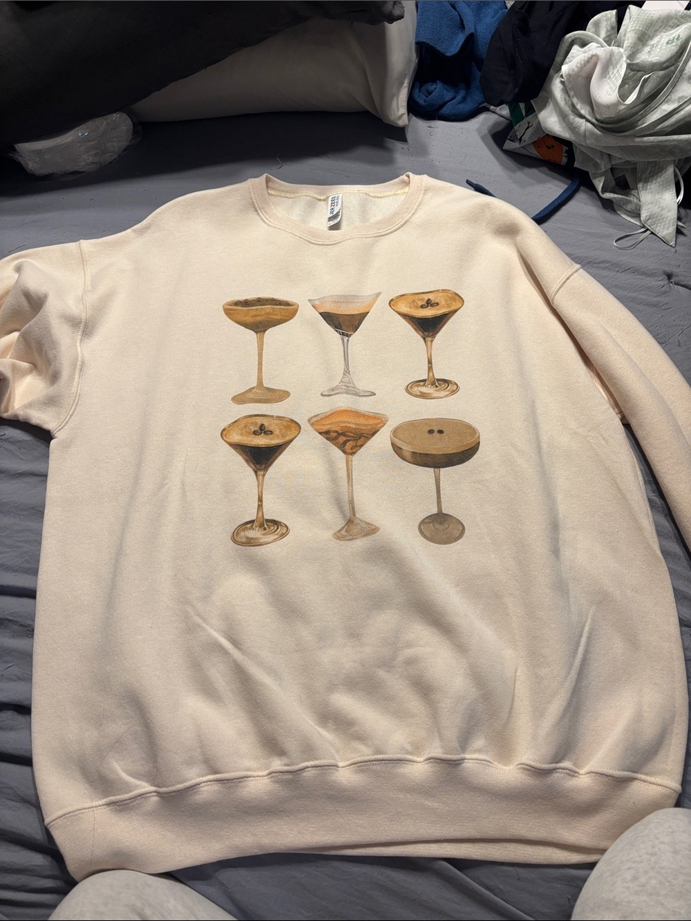 XL wine crew neck from amazon
